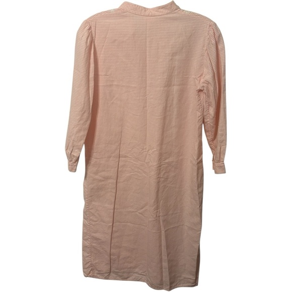 Loretta Caponi Pink Gingham Nightshirt in Size 8 - Picture 3 of 3